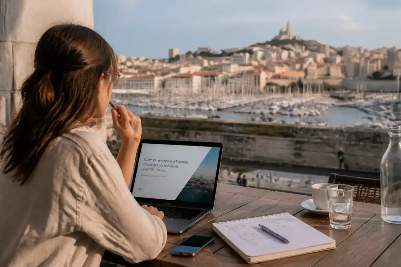 Créer son entreprise à Marseille commence par le choix du quartier, pas du statut