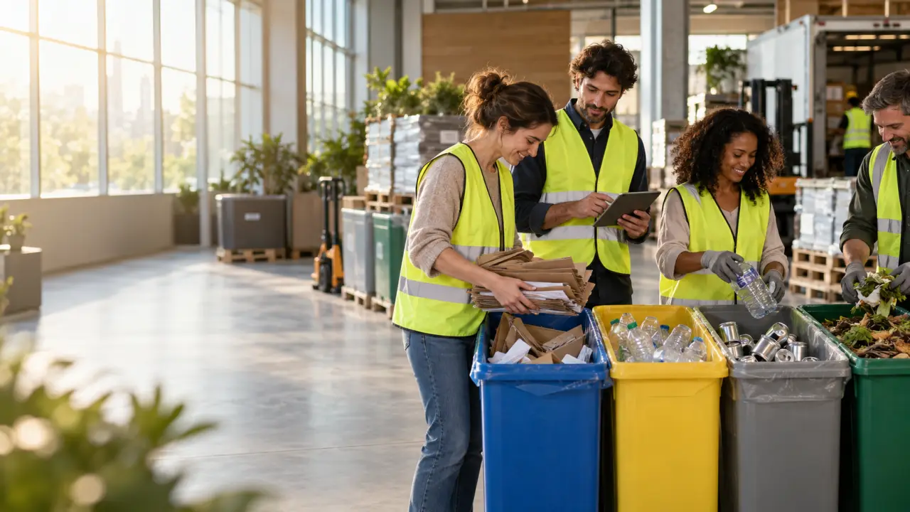 Gestion des déchets en entreprise : 5 étapes pour trier, tracer et valoriser chaque flux